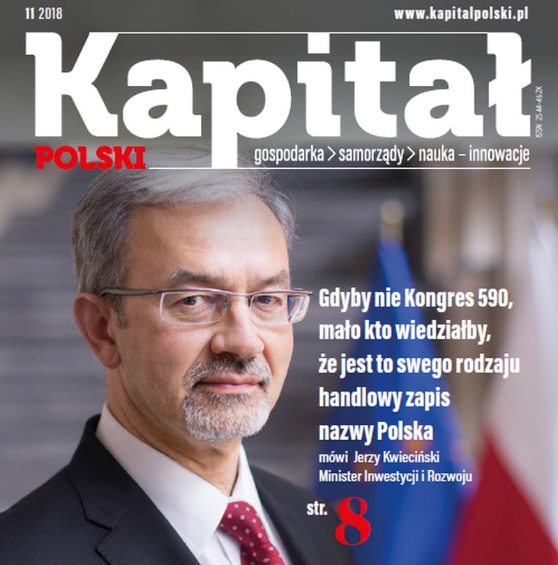 Kapitał Polski zdjęcie okładki wydania listopad 2018