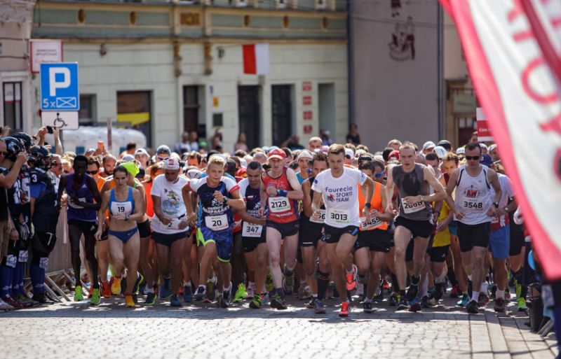 XIX półmaraton Wałbrzych zdjęcie z biegu