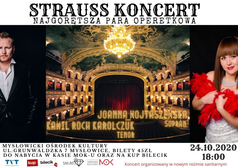 Strauss Koncert - Mysłowicki Ośrodek Kultury plakat