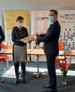 Podpisanie umowy między Gaz System SA a Budimex S.A. na  generalną realizację inwestycji „Budowa gazociągu Goleniów – Lwówek”