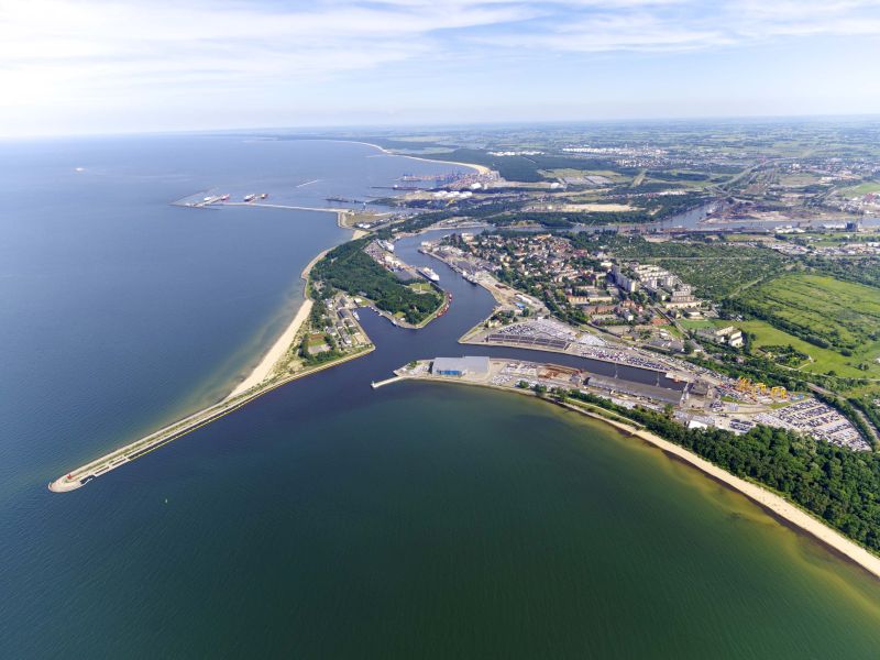 Port Gdańsk panorama