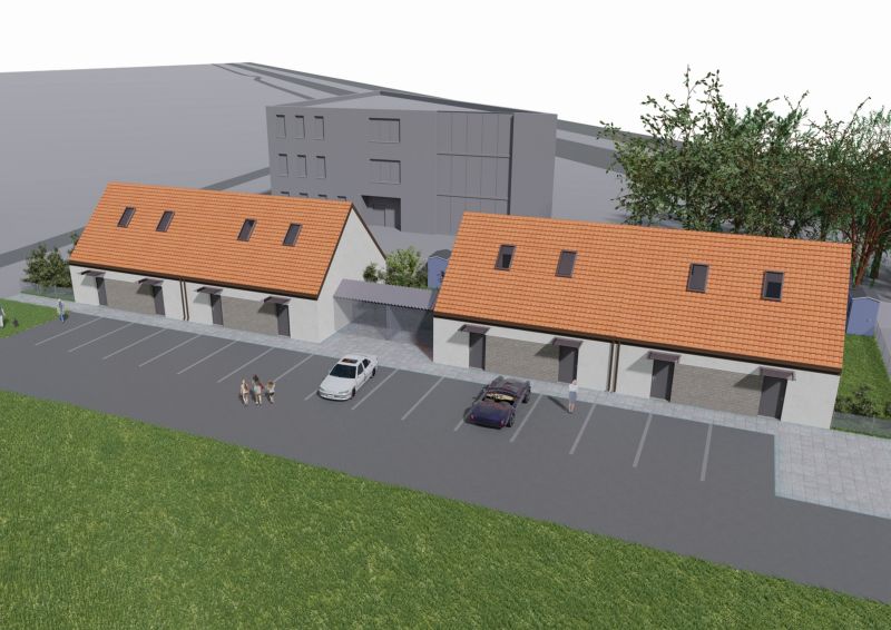 W Sadach (Gm. Tarnowo Podgórne) trwa budowa dwóch dwukondygnacyjnych budynków komunalnych