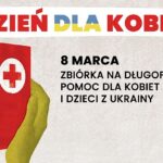 Dzień dla Kobiet na pomoc Ukrainie grafika PCK