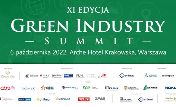 NASZ PATRONAT: XI edycja konferencji Green Industry Summit