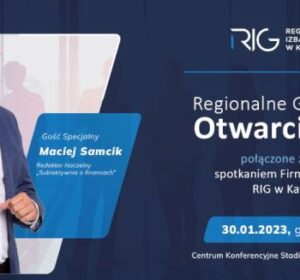 Regionalne Gospodarcze Otwarcie Roku baner RIG Katowice