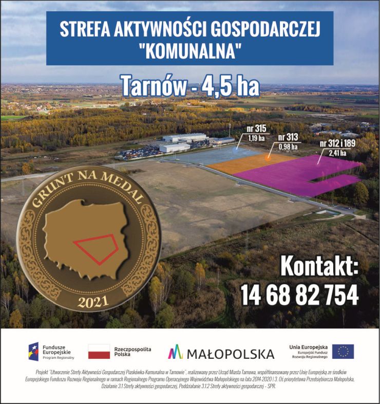 Tarnów, strefa aktywności gospodarczej "komunalna" grafika Tarnów