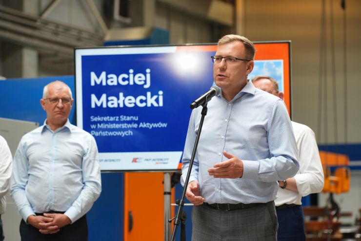 Maciej Małecki Sekretarz Stanu w Ministerstwie Aktywów Państwowych fot. PKP Intercity