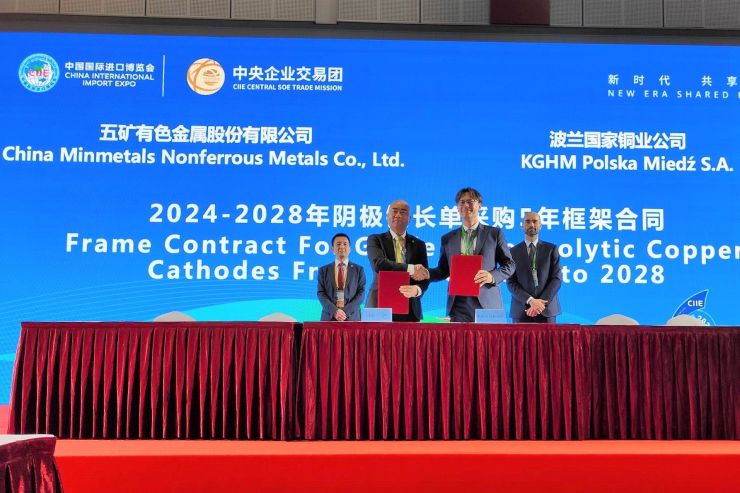 KGHM przedłuża kontrakt z China Minmetals fot. KGHM Polska