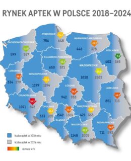 rynek aptek w Polsce mapa Koalicja na Pomoc Niesamodzielnym