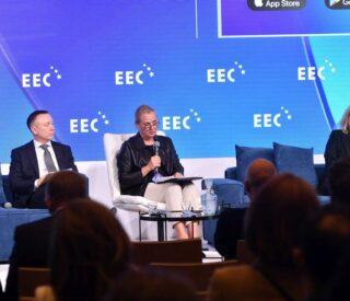 Dorota Pyć, Prezes Portu Gdańsk podczas EKG 2025 fot. mat. prasowe Port Gdańsk